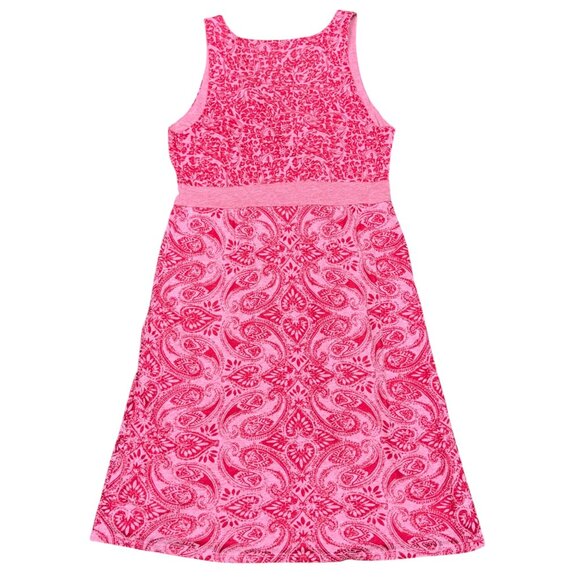 Women's‎ ATHLETA Las Palmas Pink Printed Jersey Dress- Size Small - Picture 2 of 8